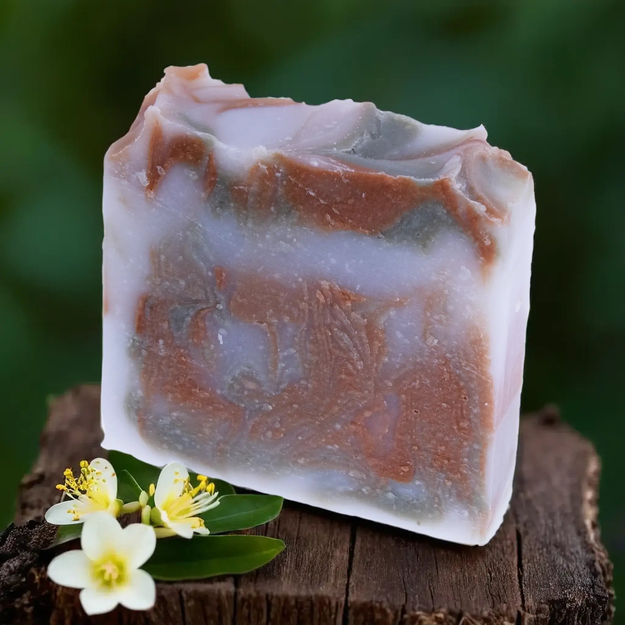 French Clay and Honeysuckle Coconut Body Bar