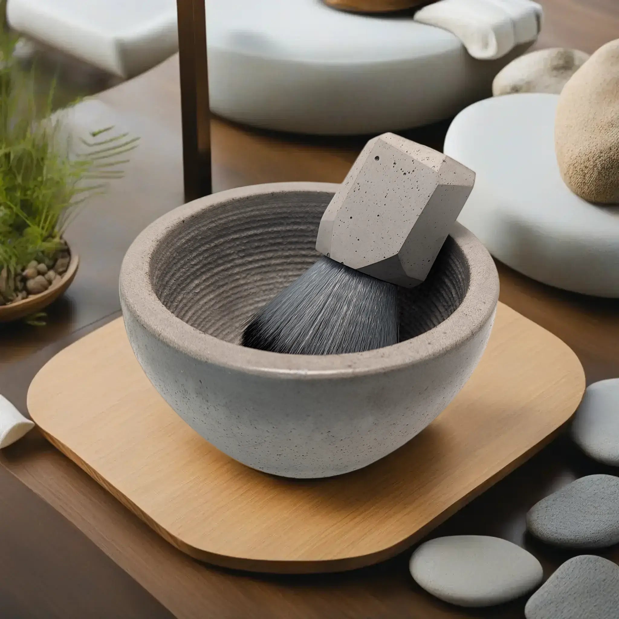 Urban Stonework Shaving Bowl Set