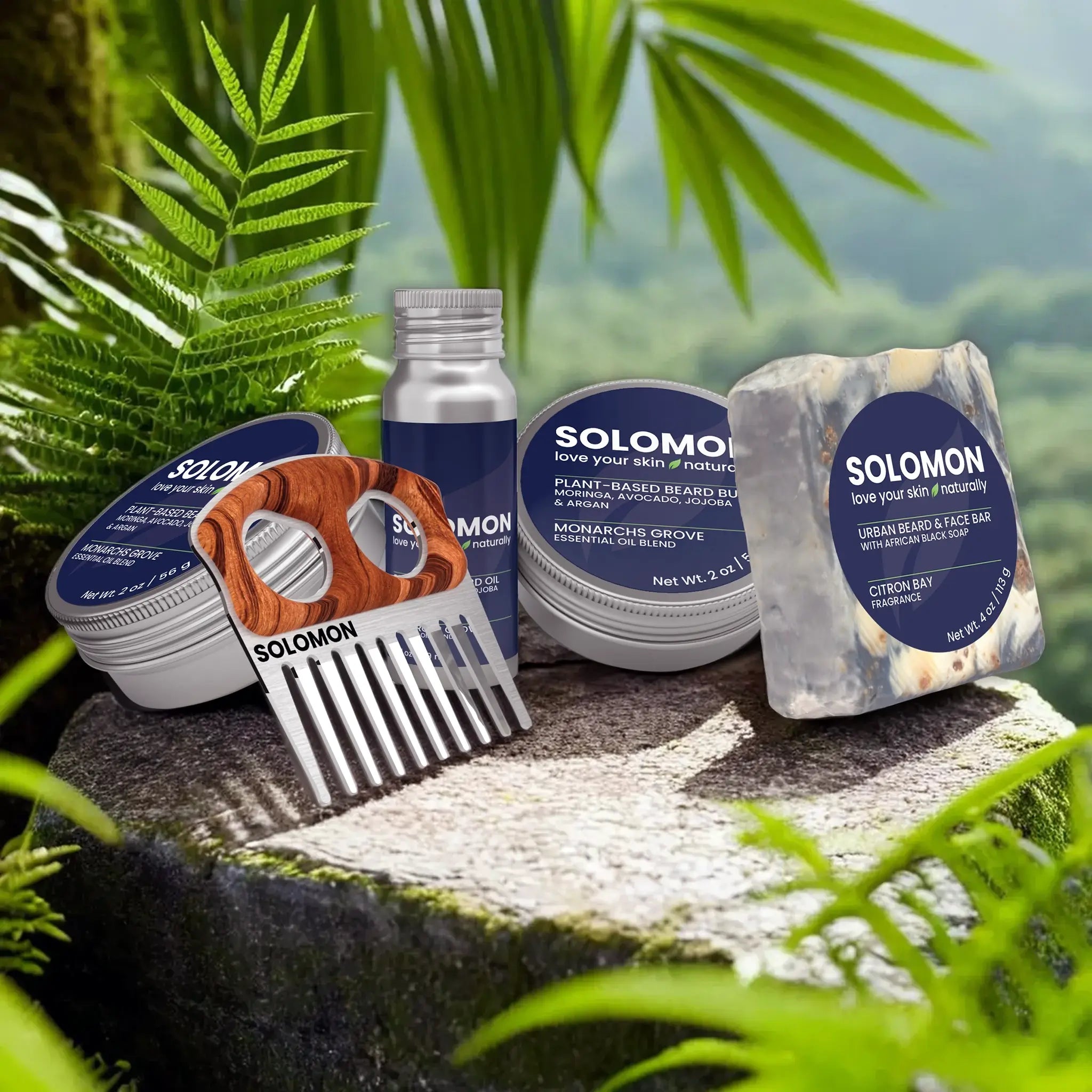 Plant-Based Royal Beardsman and Skincare Collection