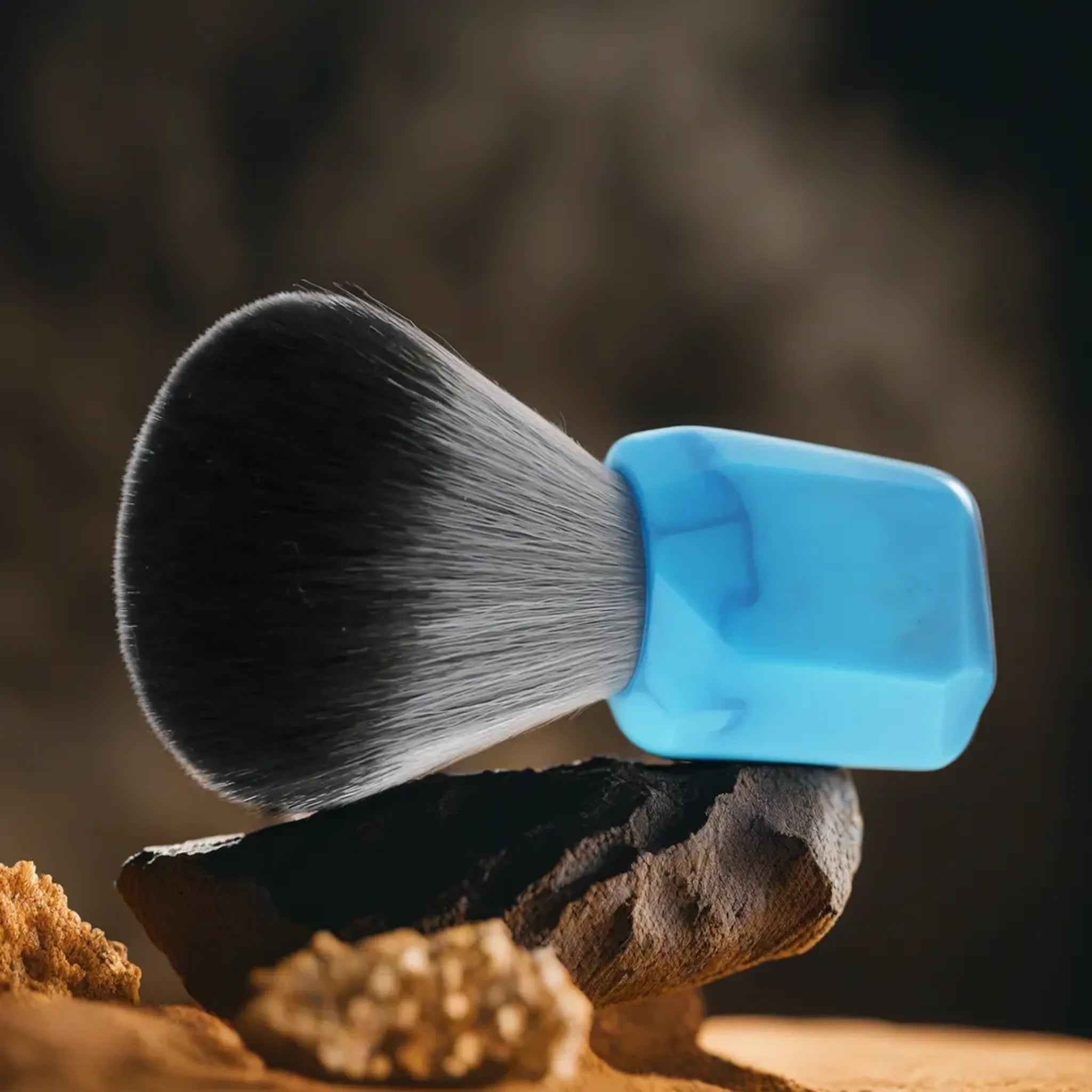 Artisan Shaving Brush in Geo Blue