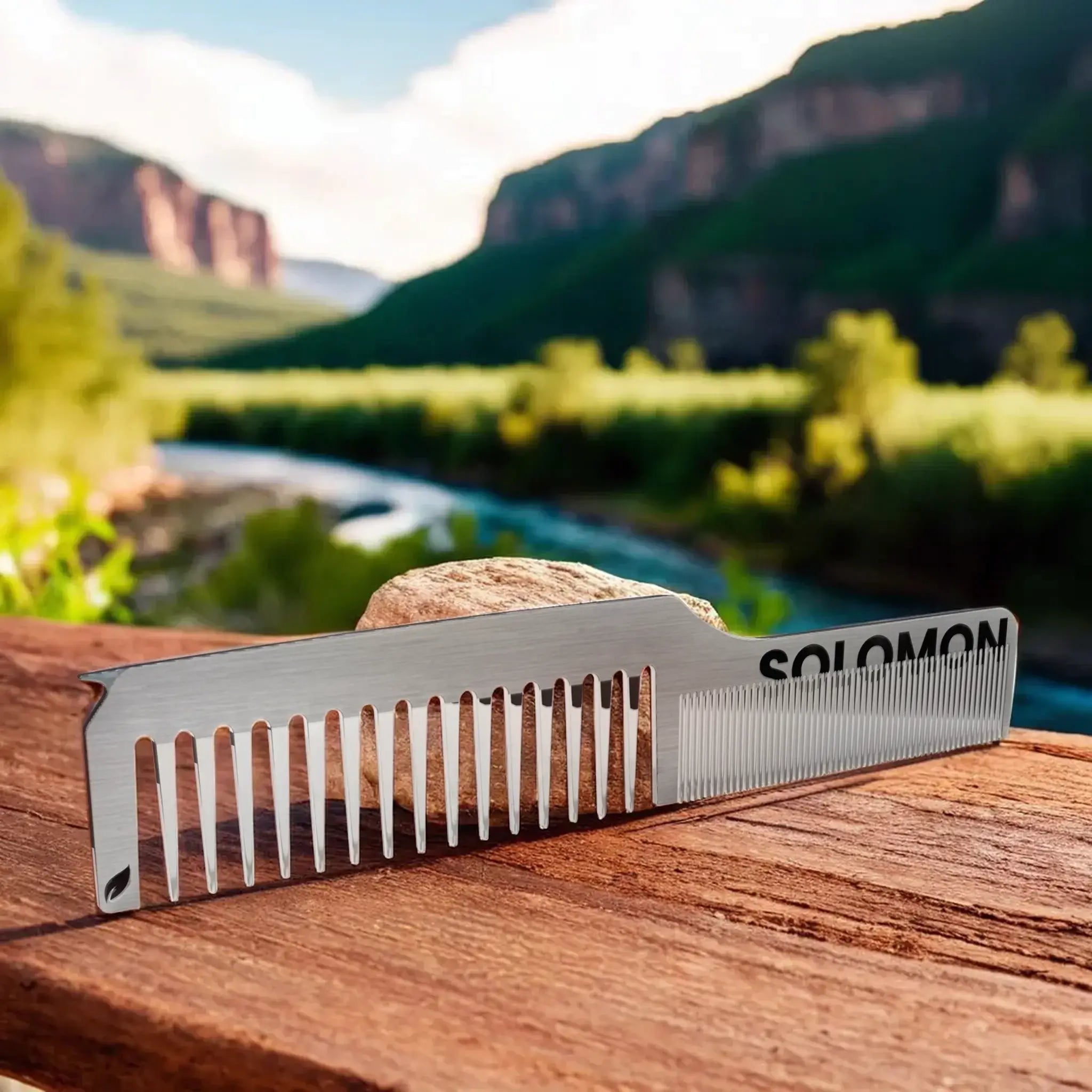 The Voyager Hair and Beard Comb – SOLOMON