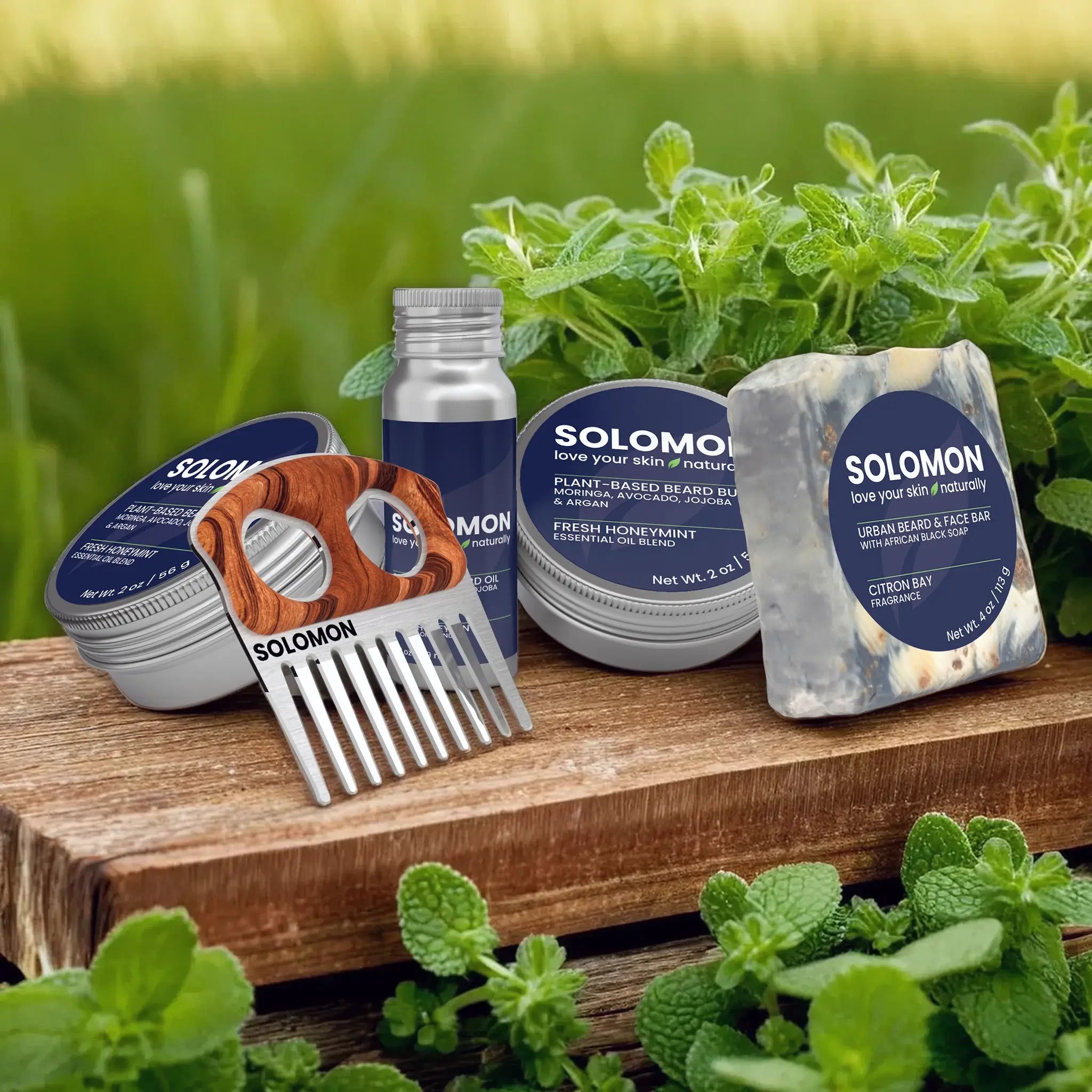 Plant-Based Royal Beardsman and Skincare Collection